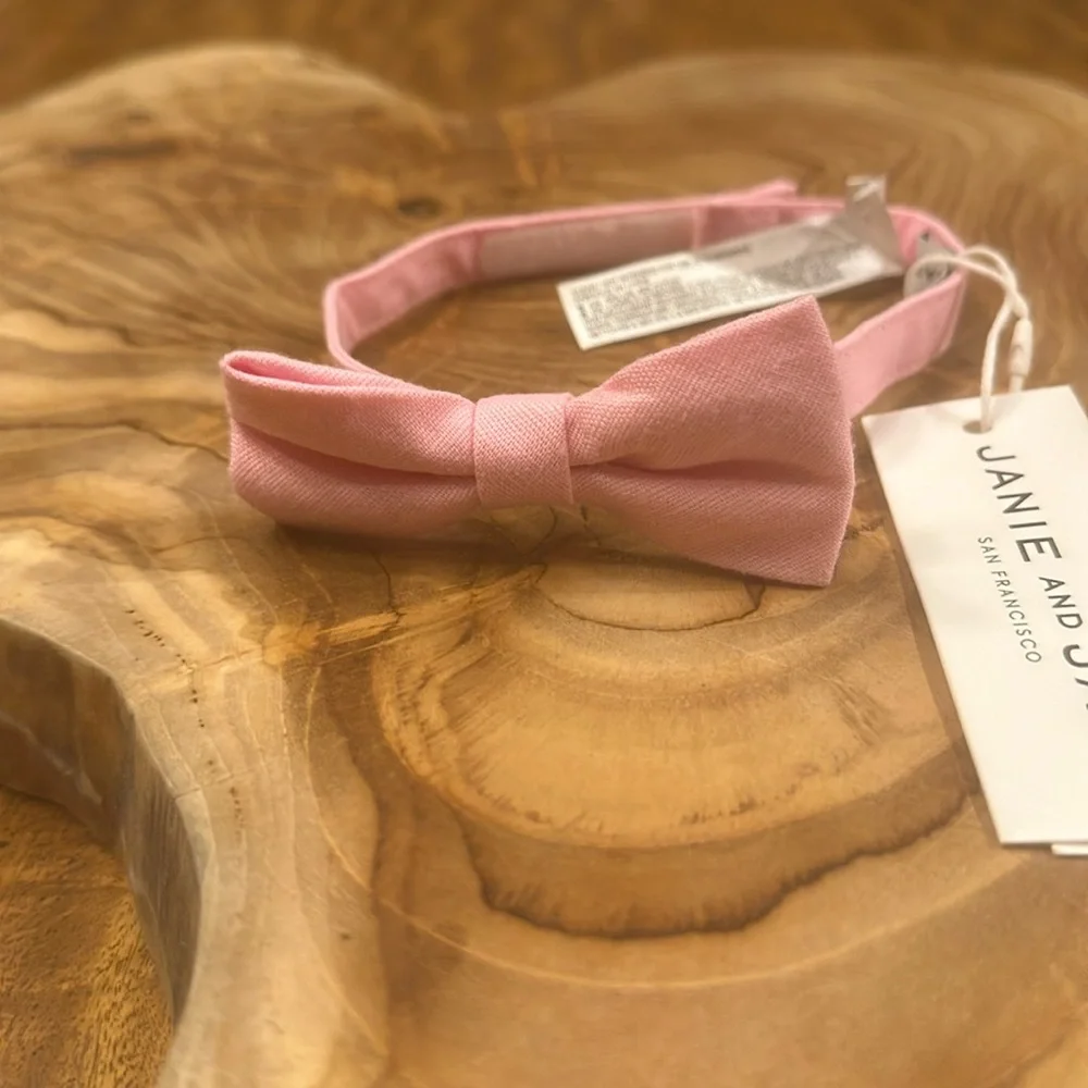 JANIE and JACK LINEN-COTTON BOWTIE